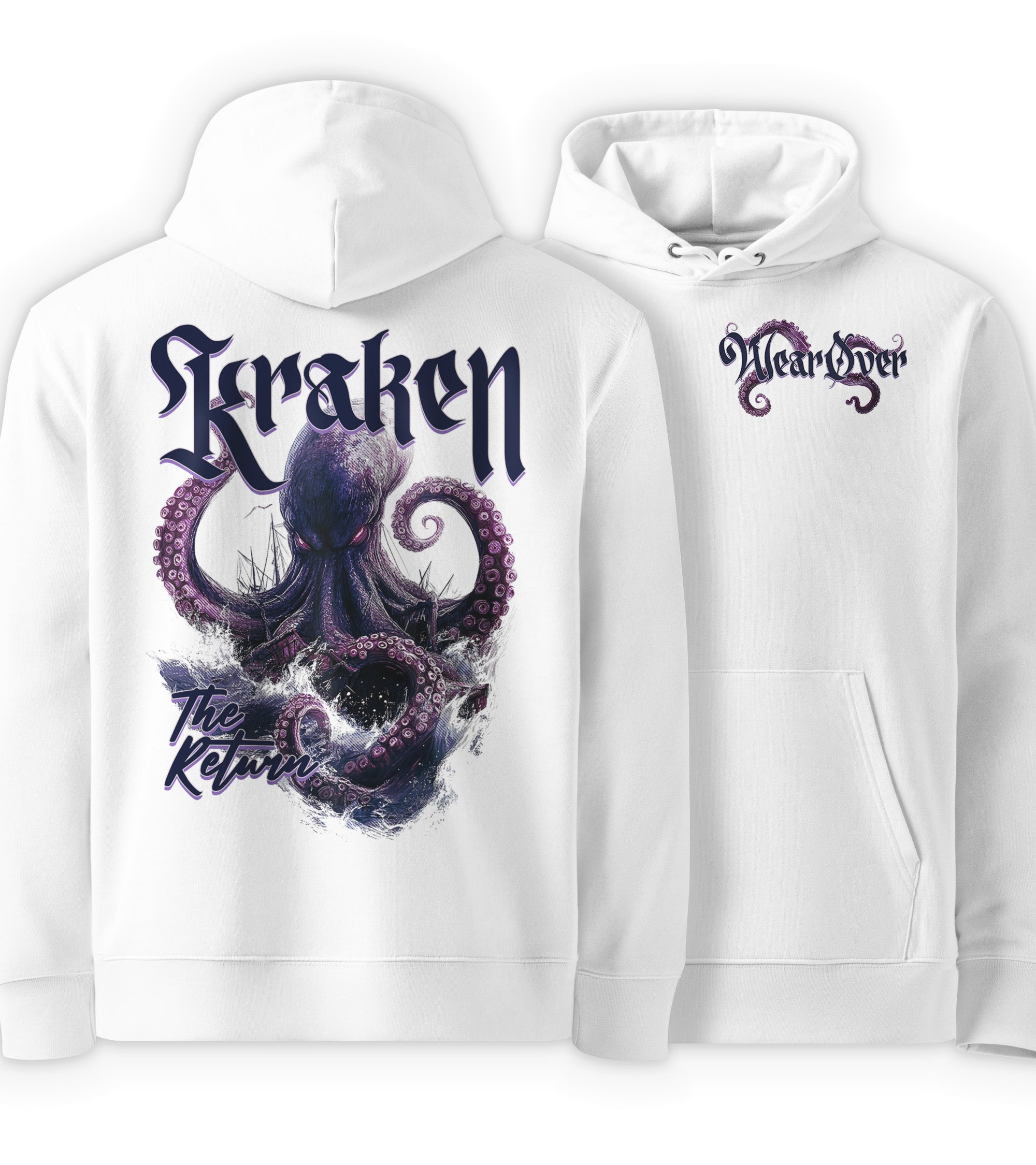 White Full | Myth Graphic Kraken The Return by WEAR OVER