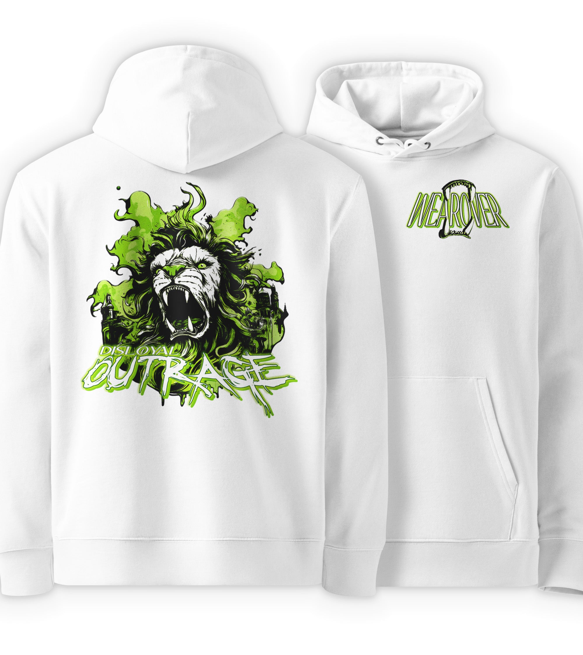 White Full | Graphic Hoodie