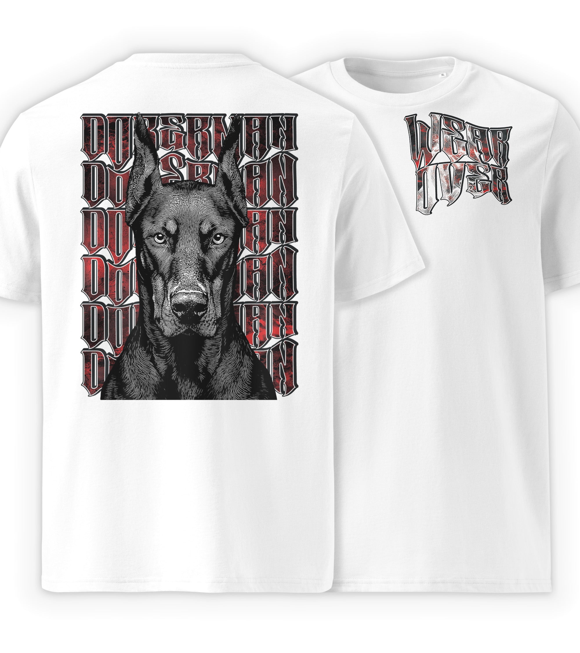 White Full | Graphic streetwear t-shirt desing by WEAR OVER
