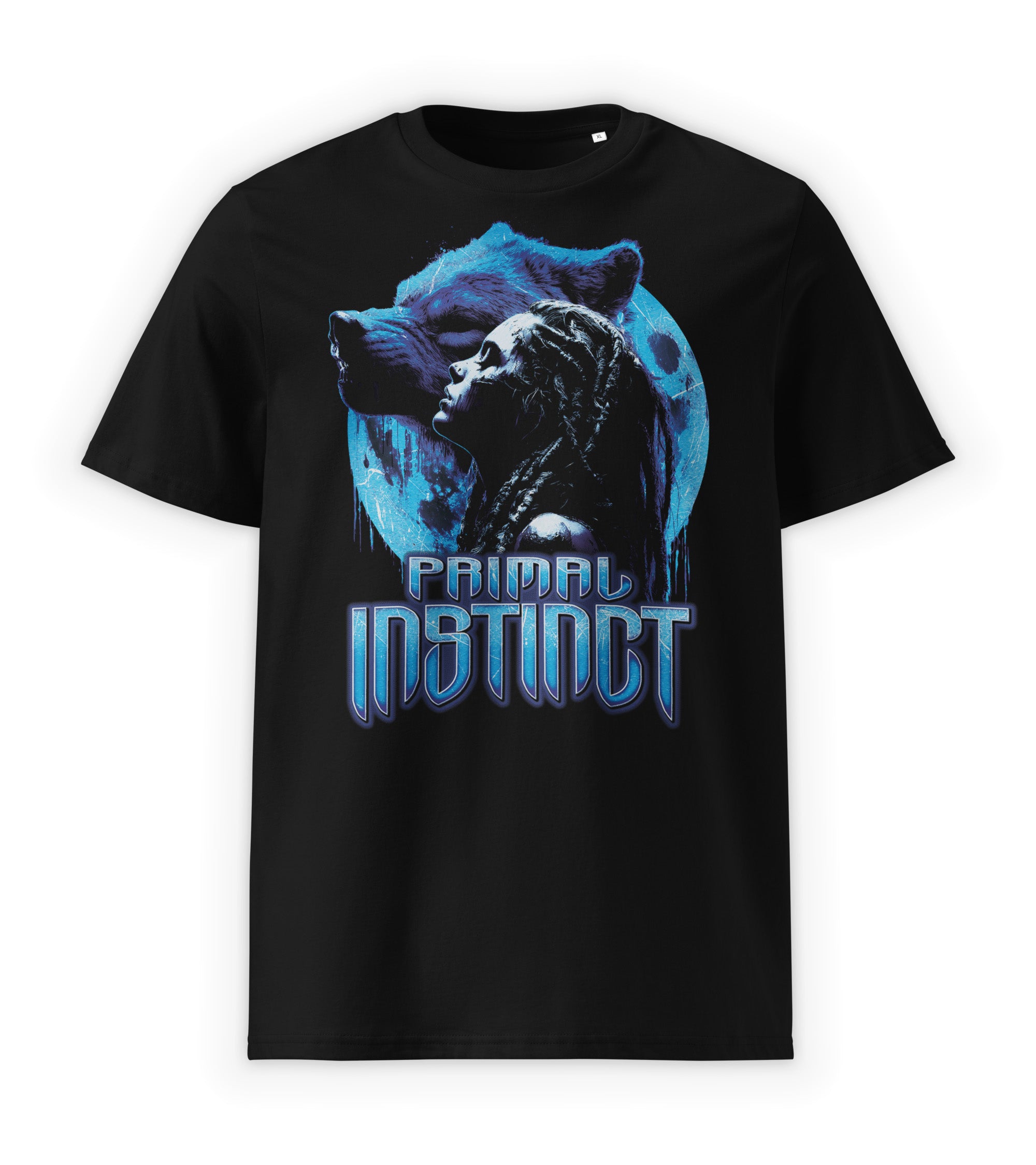 Black Front | Graphic T-shirt Primal Instinct by WEAR OVER